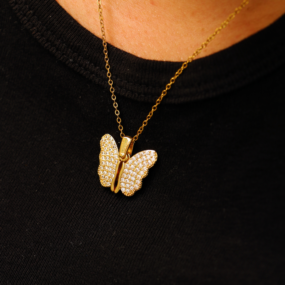 Collana Ali Farfalla Scrigno Personalizzata