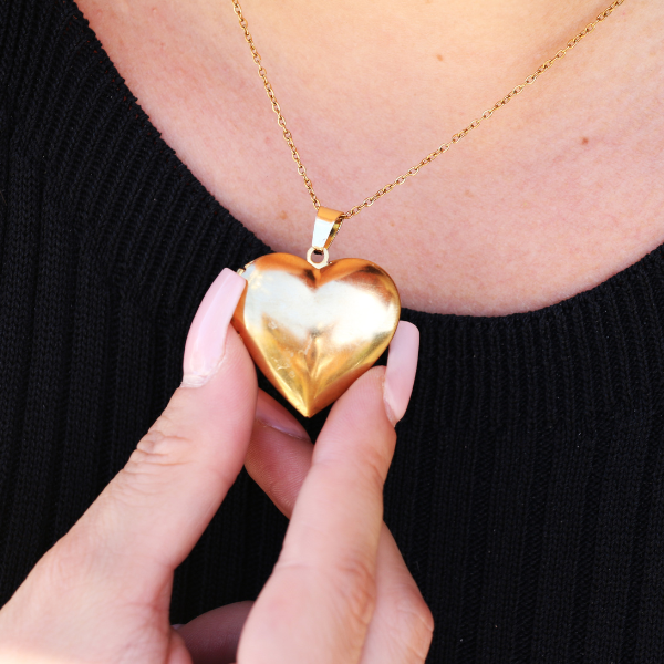 Collana Doppio Cuore Con Foto