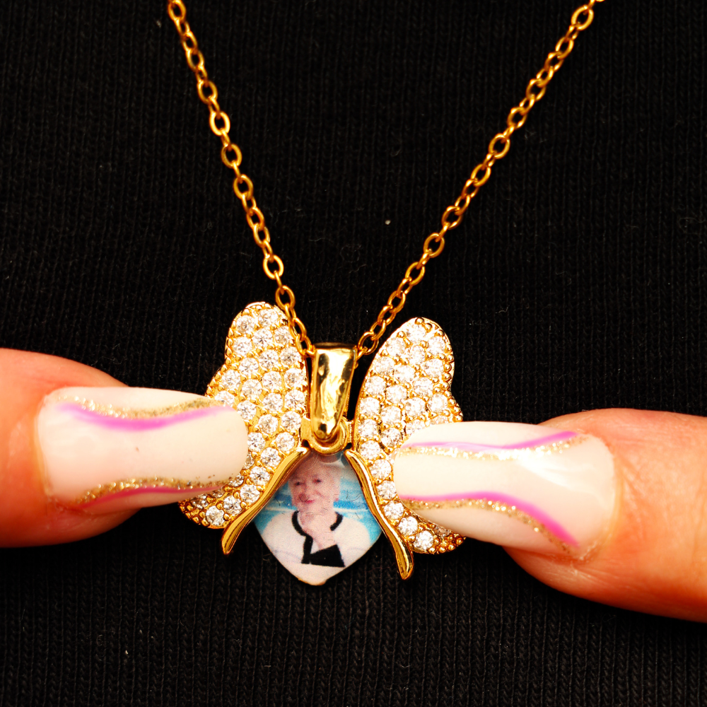 Collana Ali Farfalla Scrigno Personalizzata