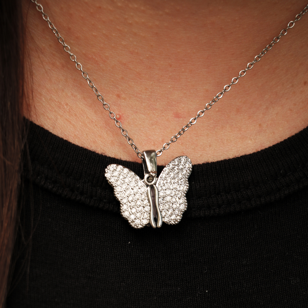 Collana Ali Farfalla Scrigno Personalizzata