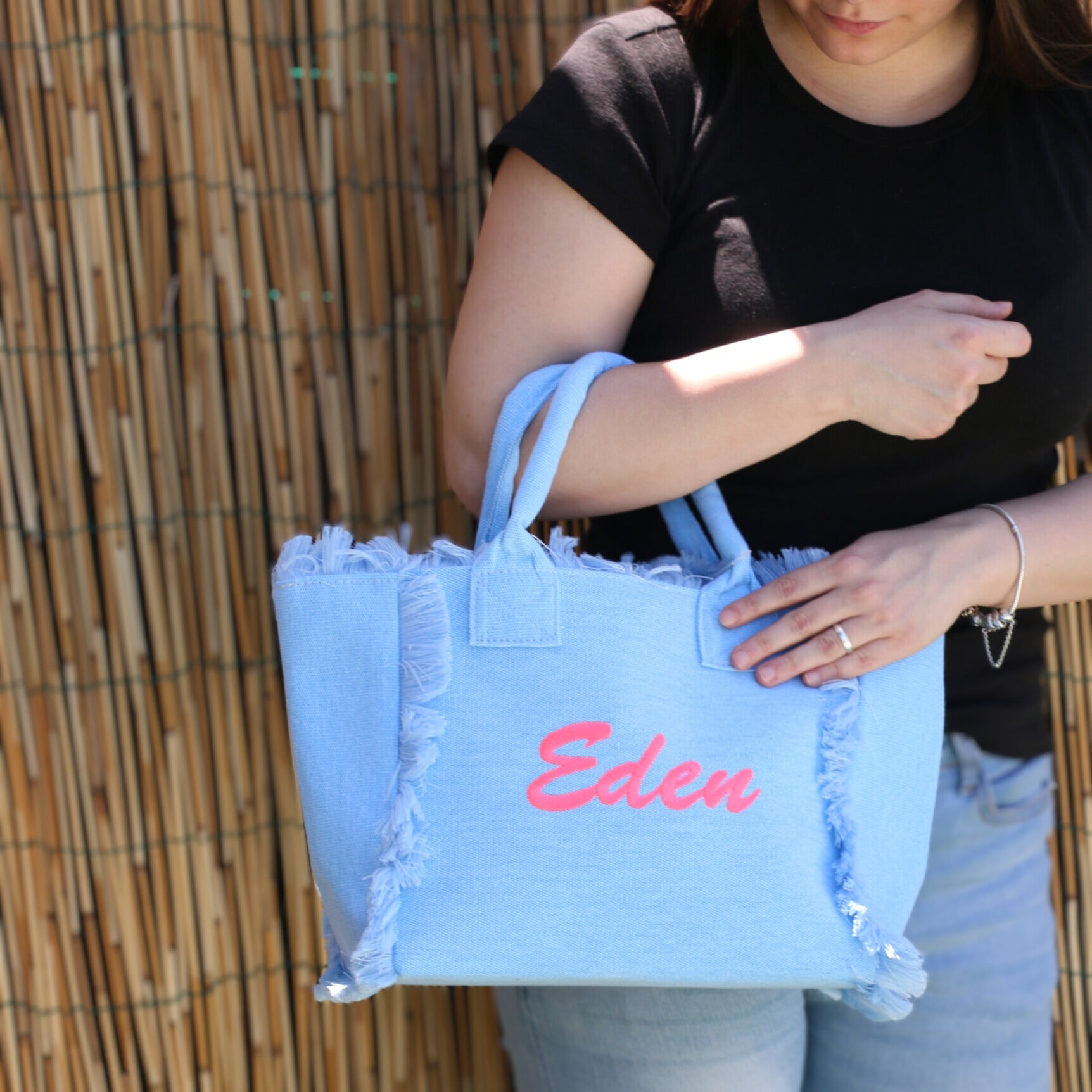 Borse Mare Con Ricamo Personalizzato