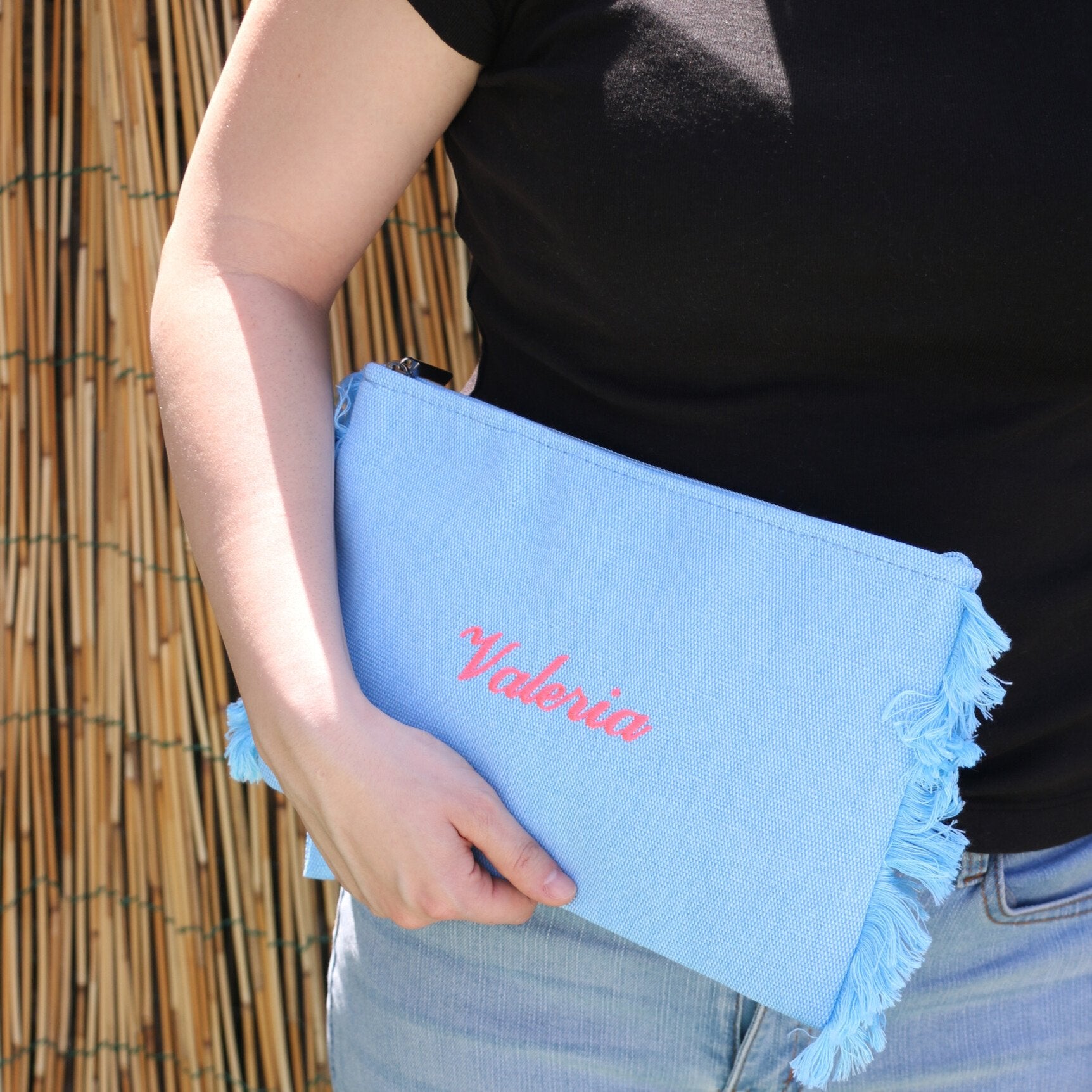 Pochette Mare Con Ricamo Personalizzato