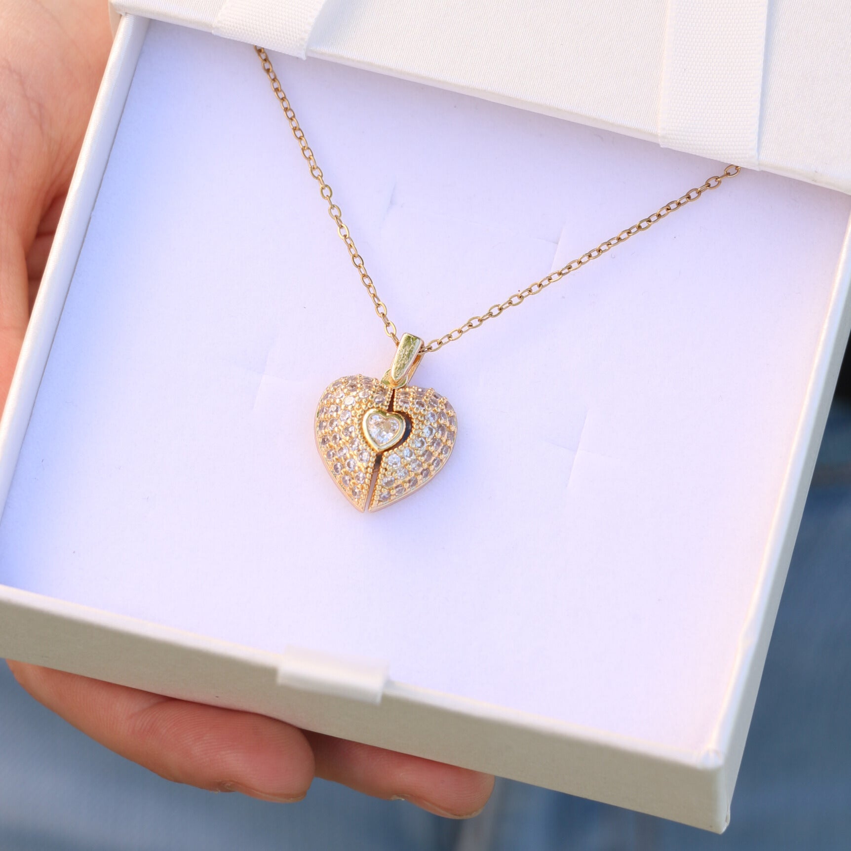 Collana Cuore Scrigno Personalizzata