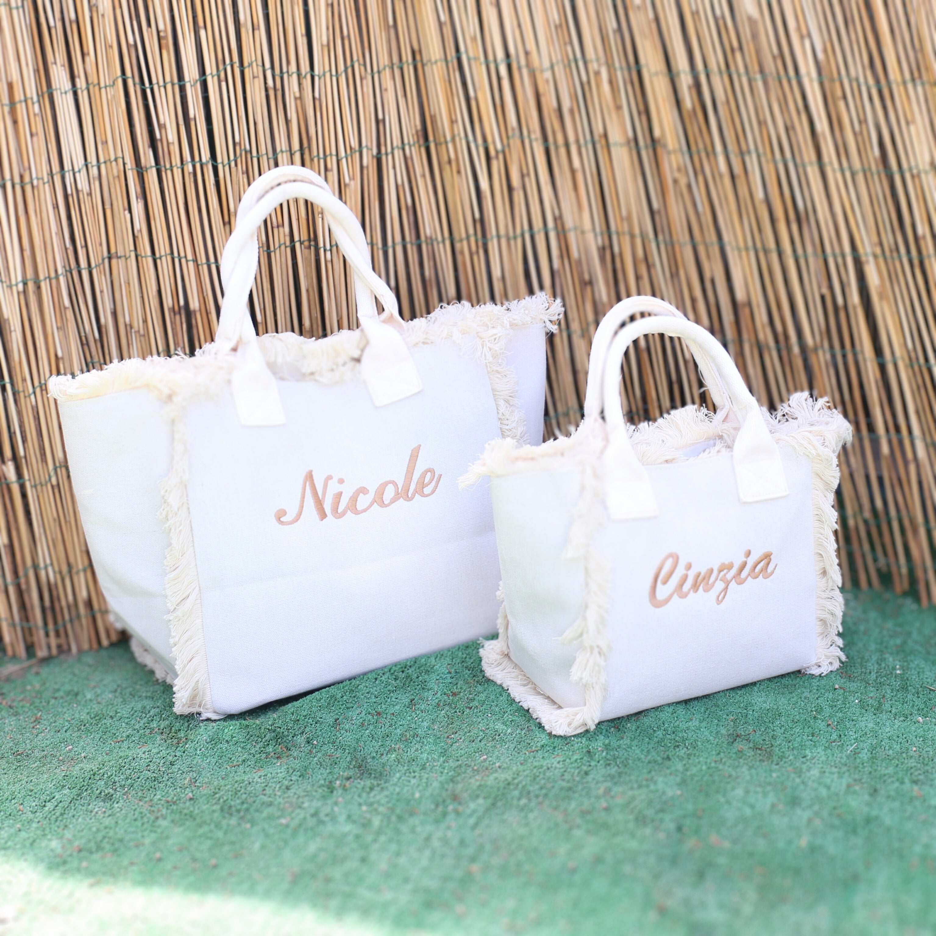 Borse Mare Con Ricamo Personalizzato