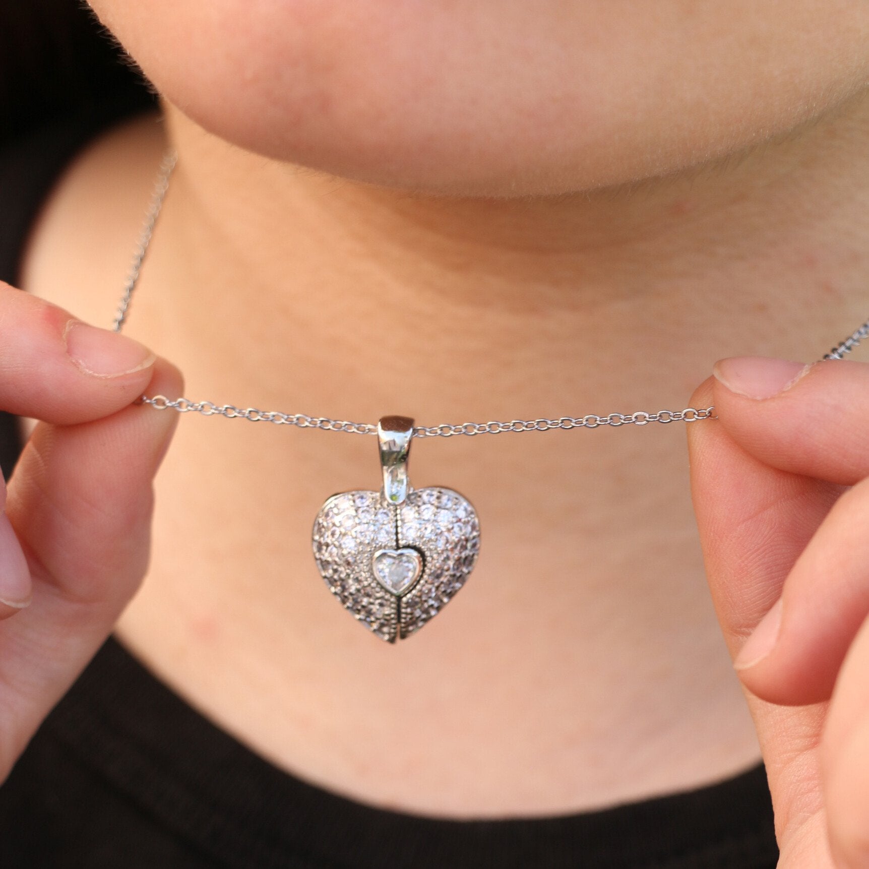 Collana Cuore Scrigno Personalizzata