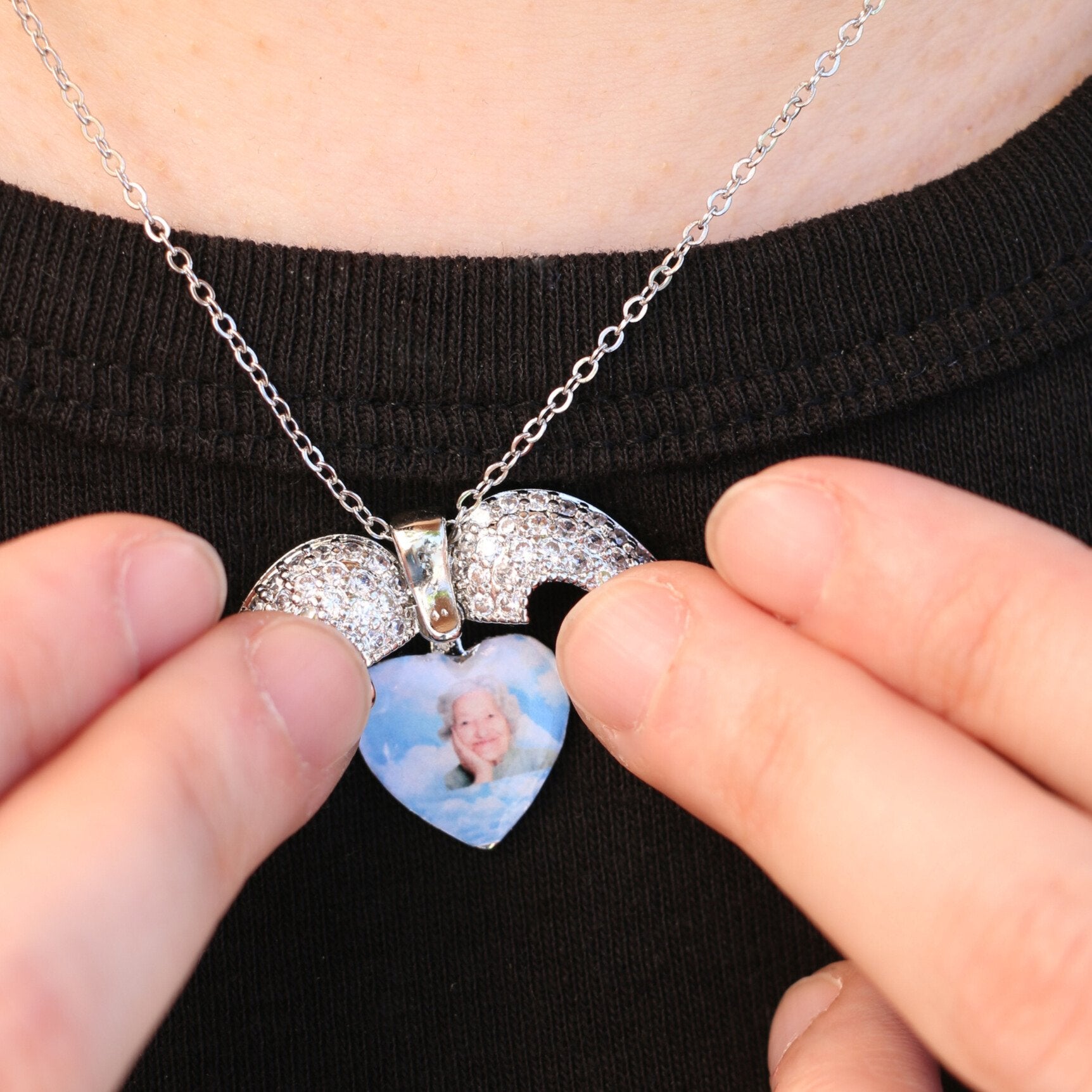 GMLRTOSPT Collana con Ciondolo a Forma di Cuore di