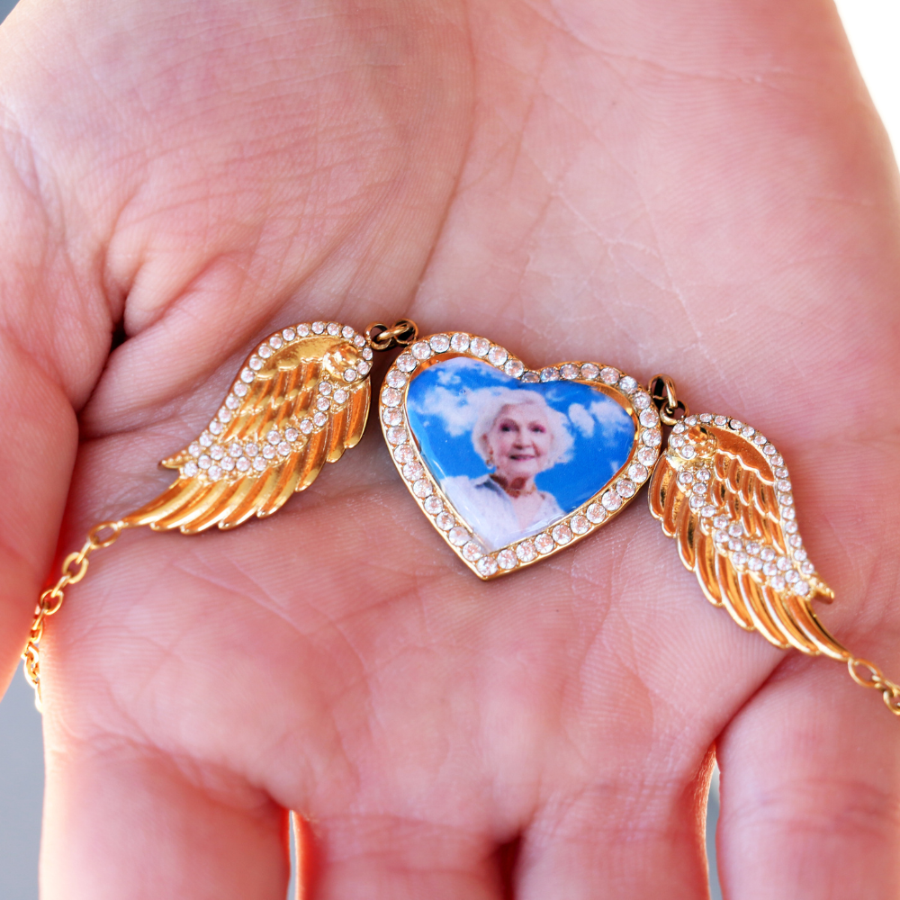 Collana Ali Di Ricordo Con Foto