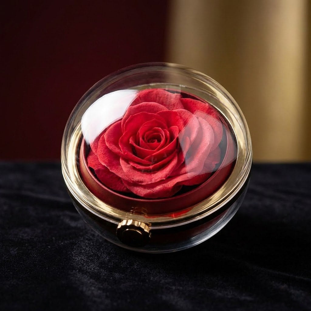 Collana Charm Cuore Scrigno Brillantinata - Cuoricino Interno Personalizzato