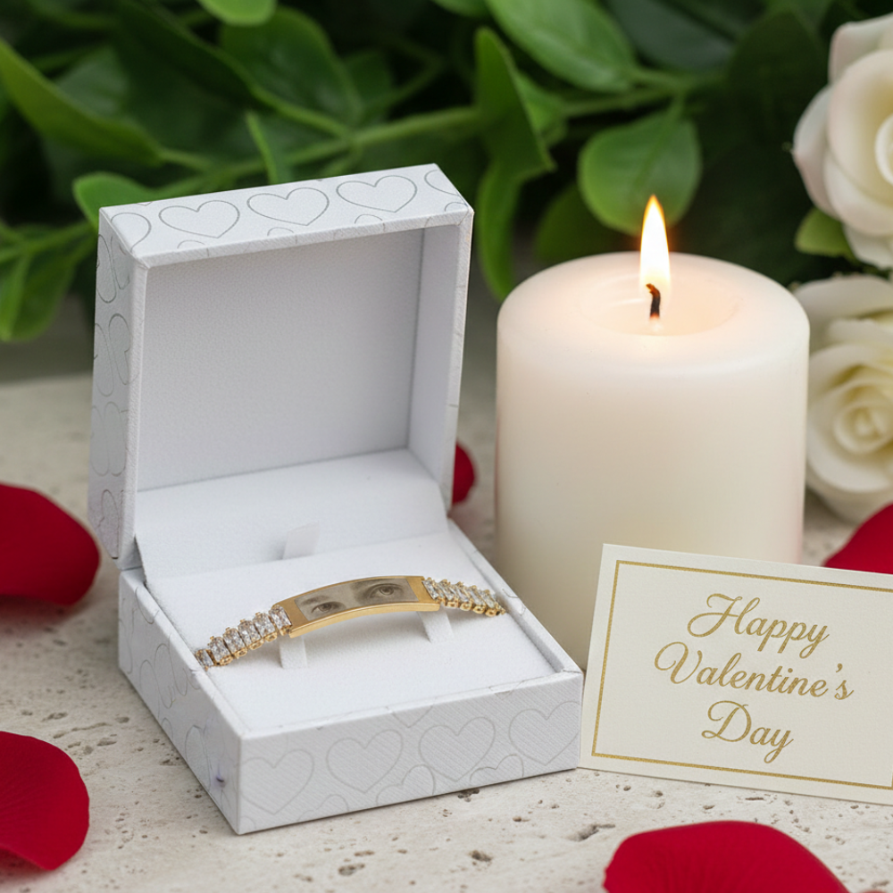 Coppia Bracciali Occhi Incisi Oro & Argento – Legame Eterno con Frase Personalizzata 💑