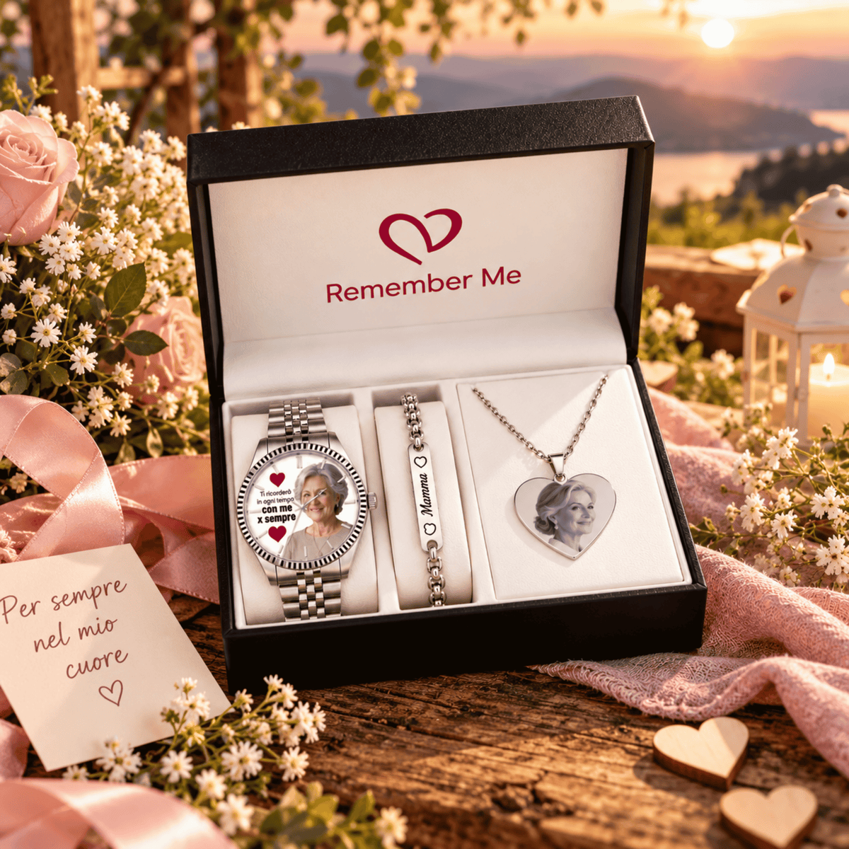 Set Orologio , collana e bracciale