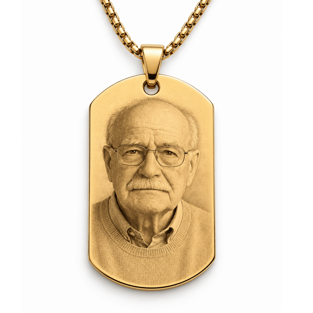 Collana rettangolo inisa