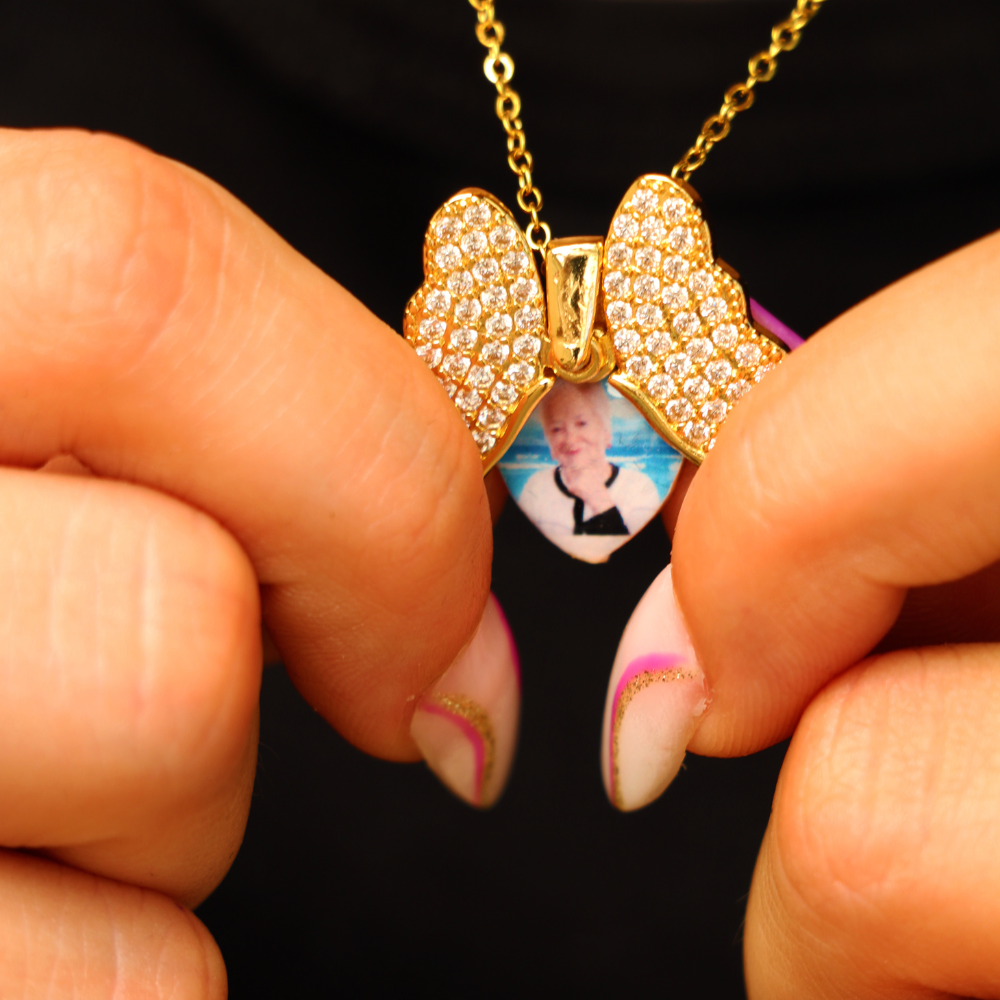 Collana Ali Farfalla Scrigno Personalizzata