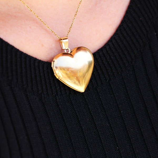 Collana Doppio Cuore Con Foto