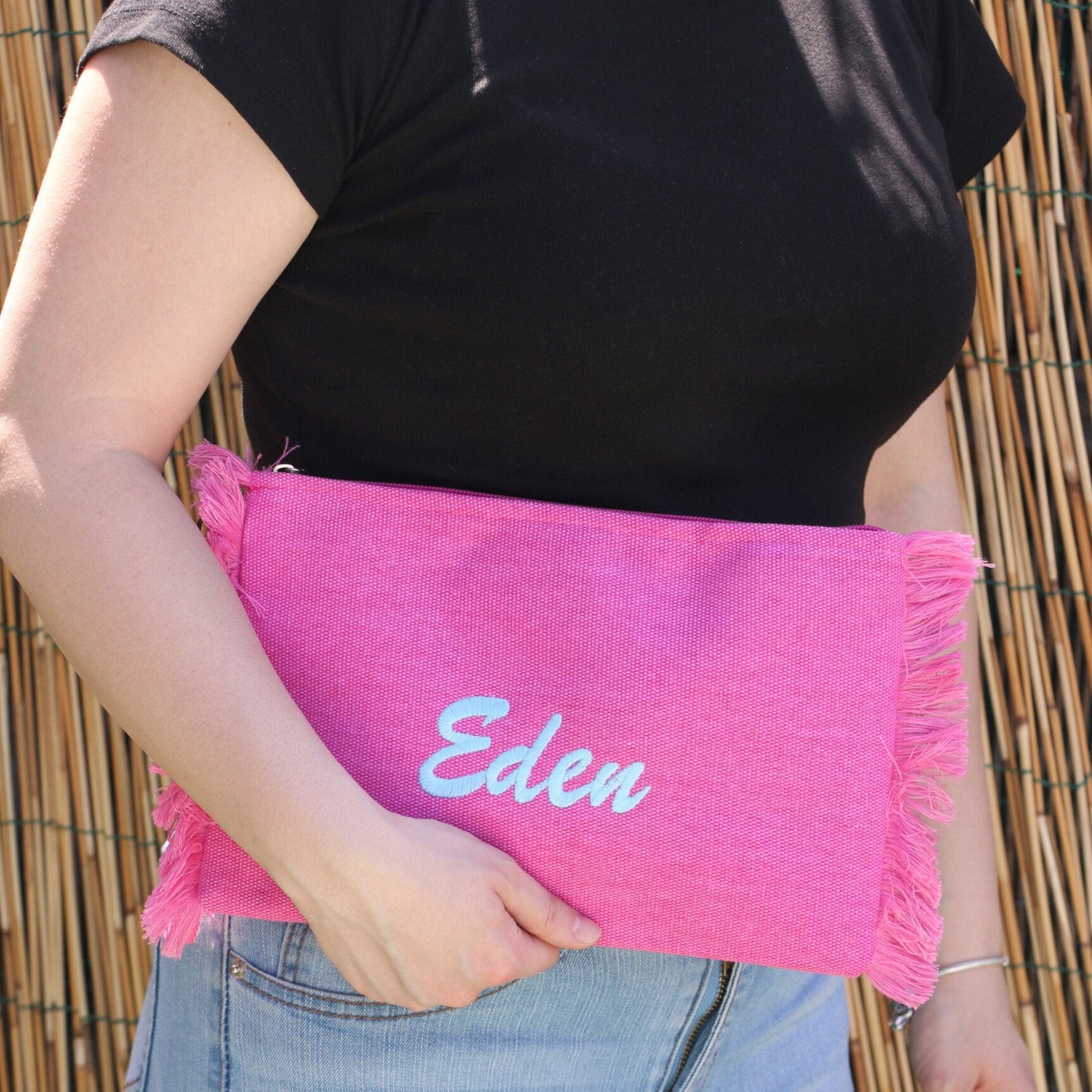 Pochette Mare Con Ricamo Personalizzato