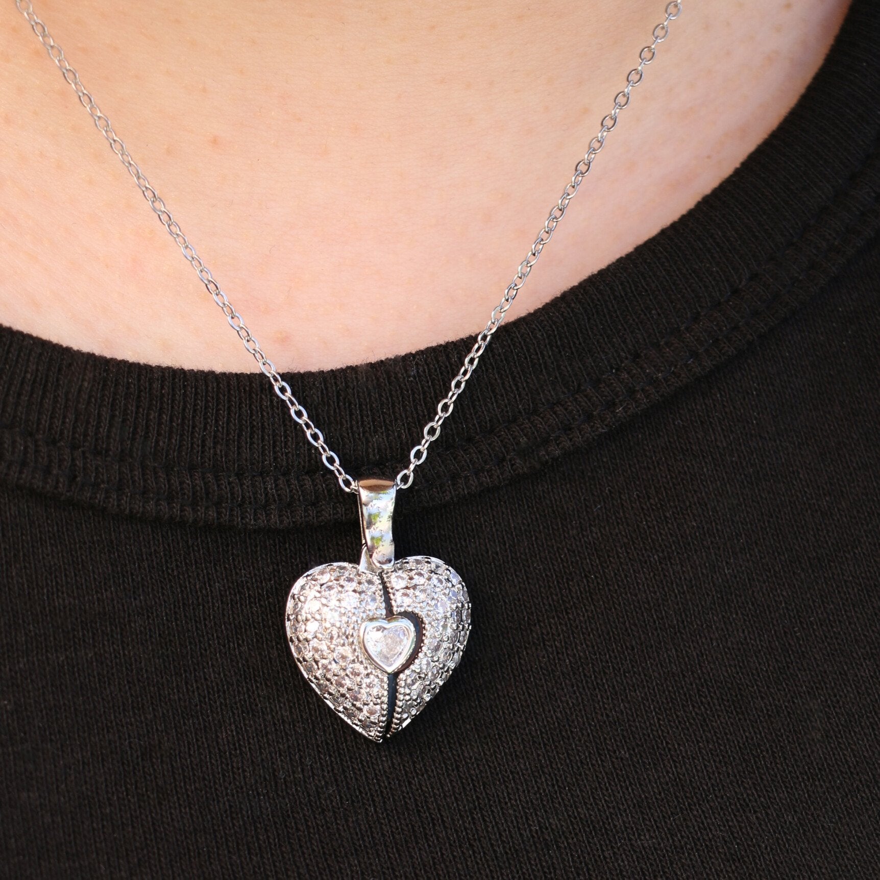 Collana Cuore Scrigno Personalizzata