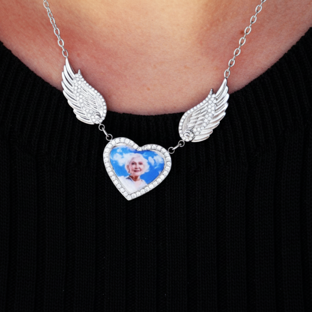 Collana Ali Di Ricordo Con Foto