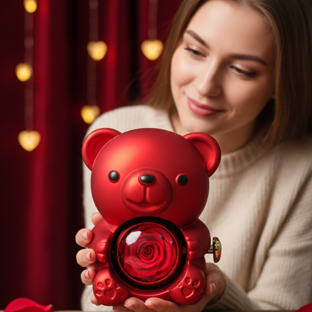 Insieme per Sempre – Collane di Coppia con Cuore Diviso e Orsetto Scrigno