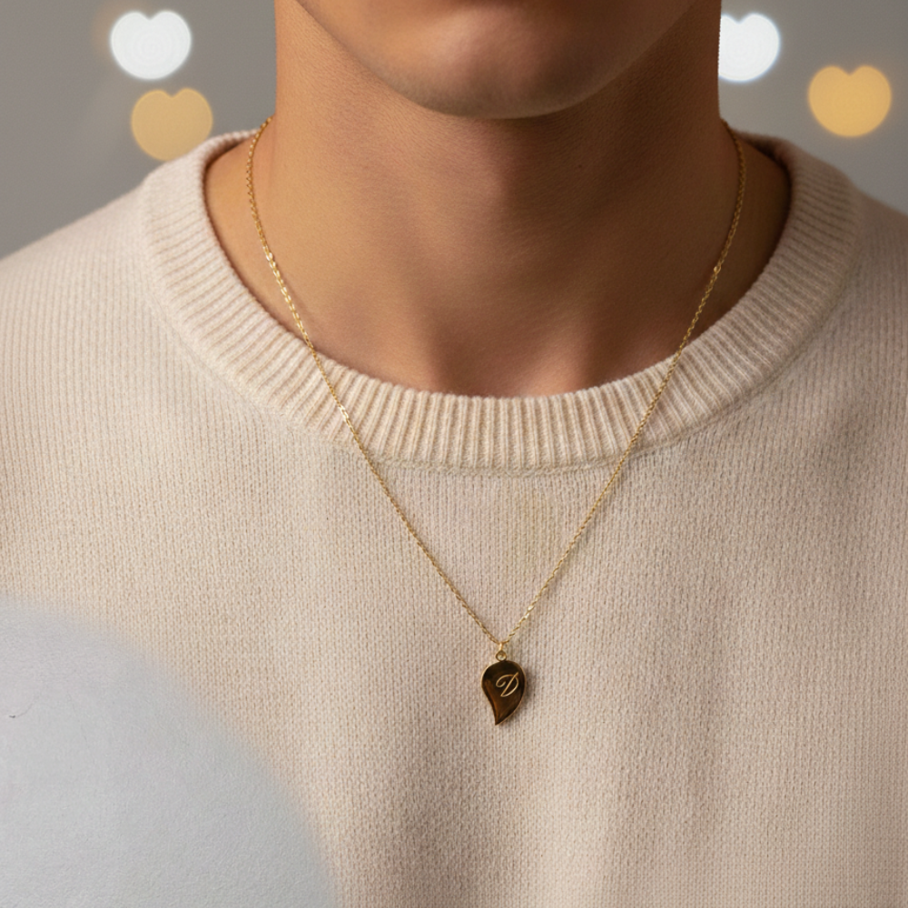 Insieme per Sempre – Collane di Coppia con Cuore Diviso e Orsetto Scrigno